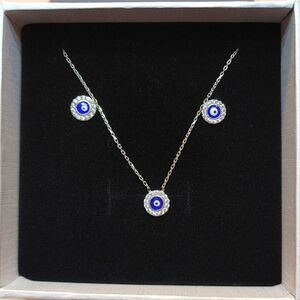 Evil Eyes 925 Steeling Silver Jewelry Set
